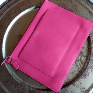 Coach Bright Pink Clutch